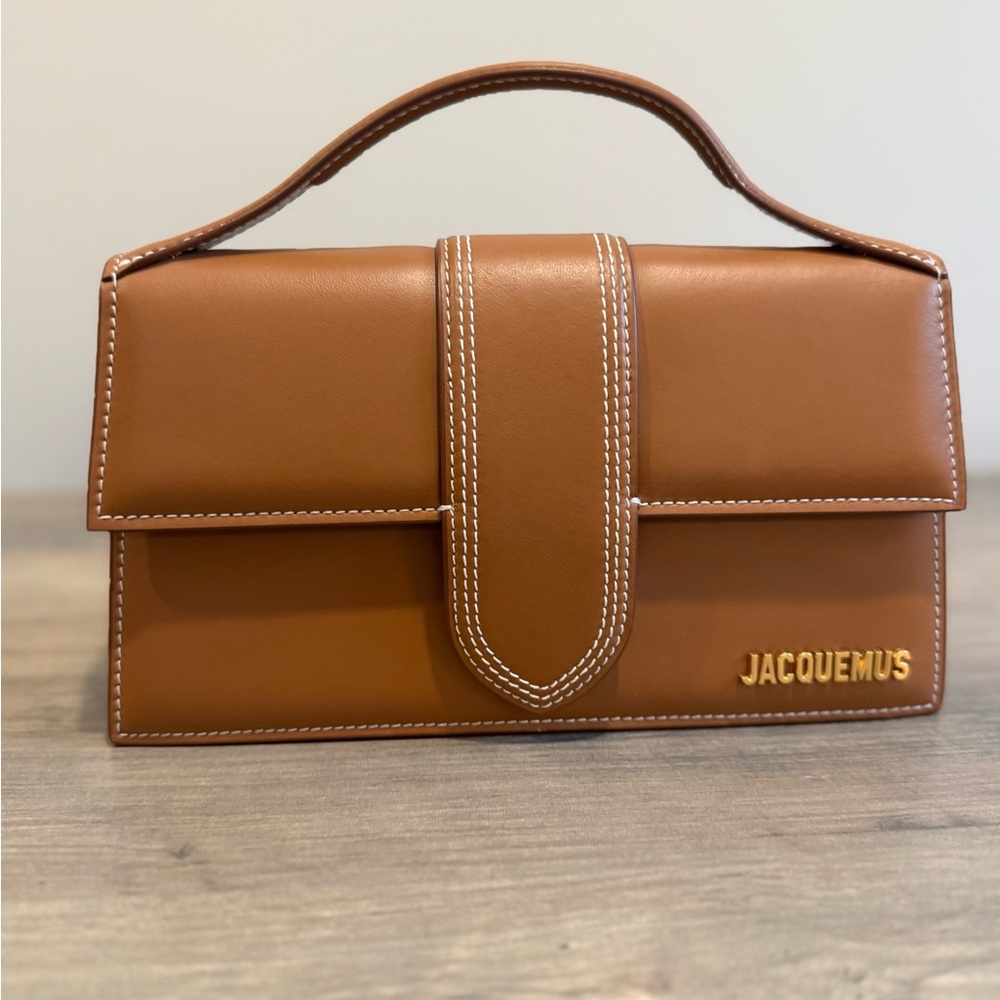 Jacquemus Light Brown Le Grand Bambino Leather Women's Bag - COA Included - Picture 7 of 10